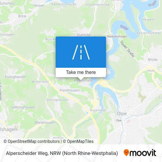 Alperscheider Weg map