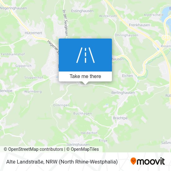 Alte Landstraße map
