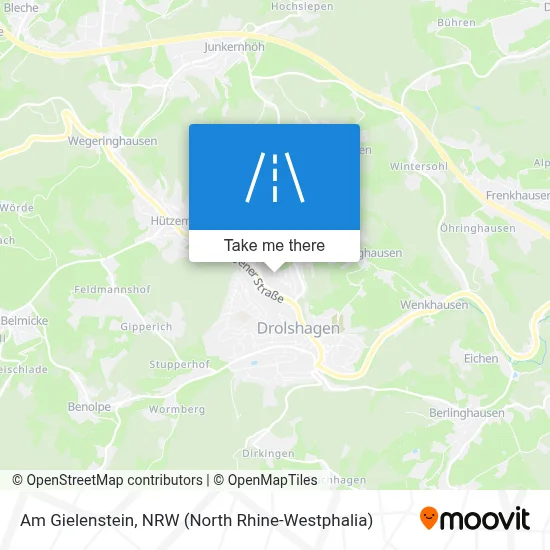 Am Gielenstein map