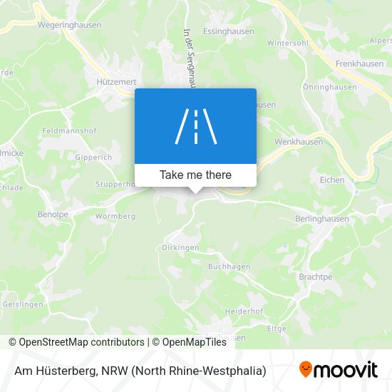 Am Hüsterberg map