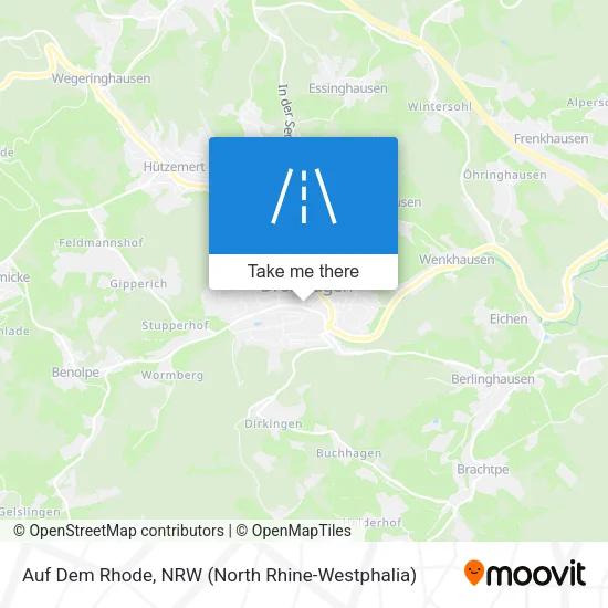 Карта Auf Dem Rhode