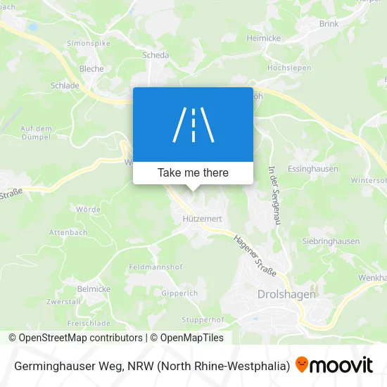 Карта Germinghauser Weg