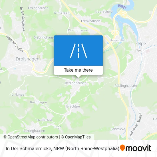 In Der Schmalemicke map