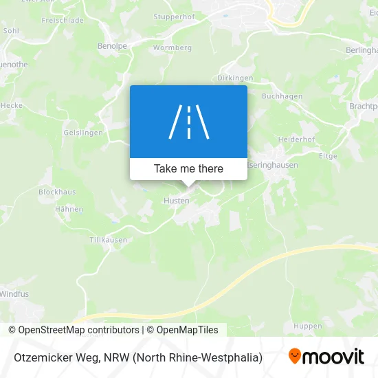 Otzemicker Weg map