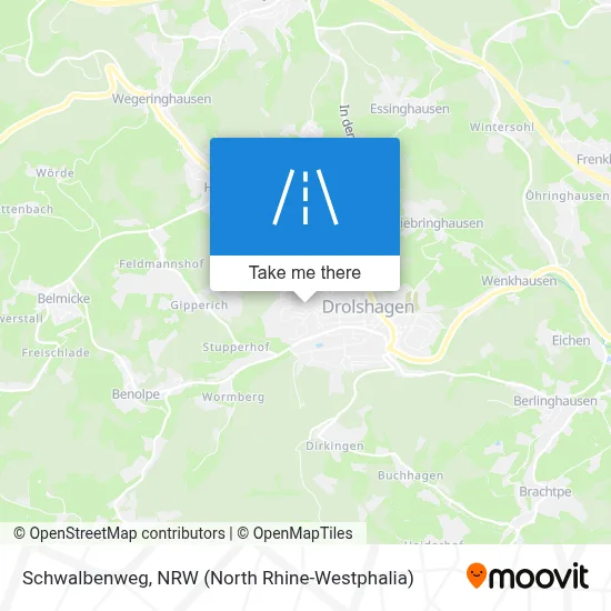 Schwalbenweg map