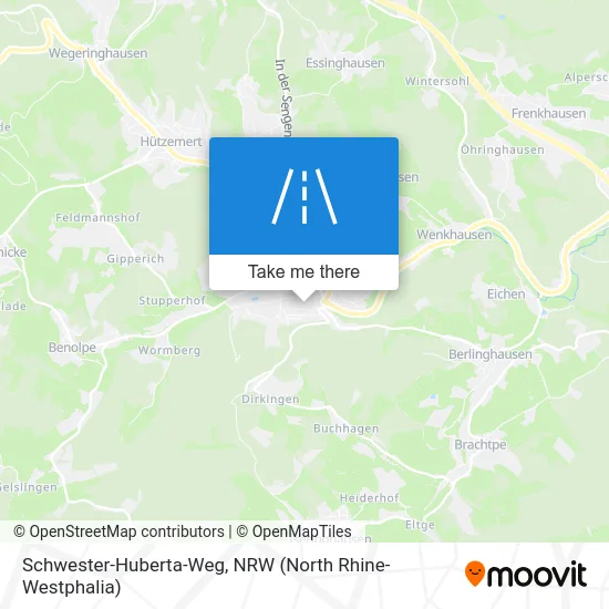 Schwester-Huberta-Weg map
