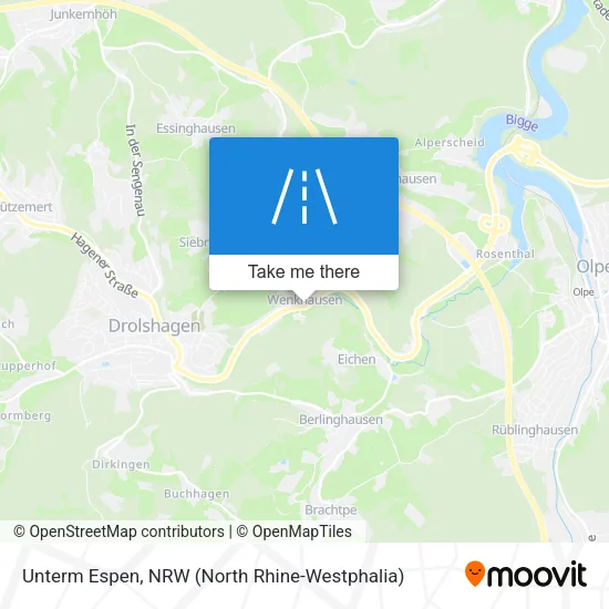 Карта Unterm Espen