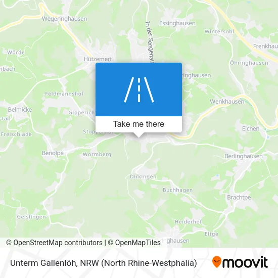 Карта Unterm Gallenlöh