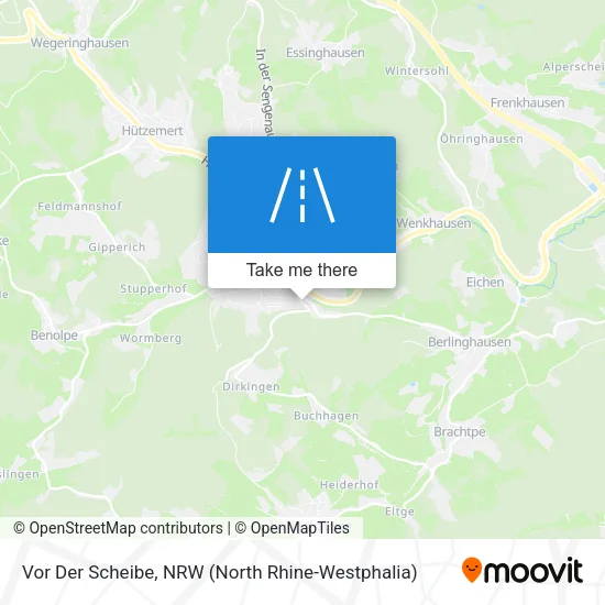 Карта Vor Der Scheibe