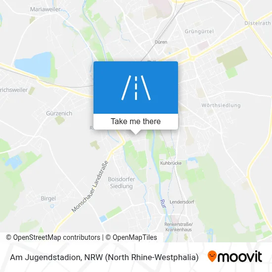 Am Jugendstadion map