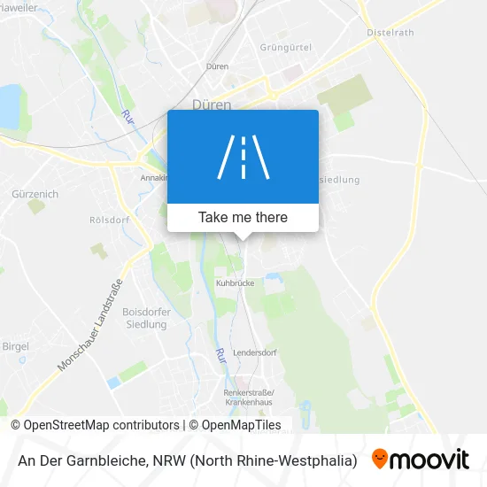 An Der Garnbleiche map