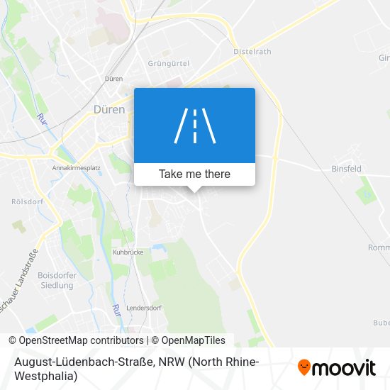 August-Lüdenbach-Straße map