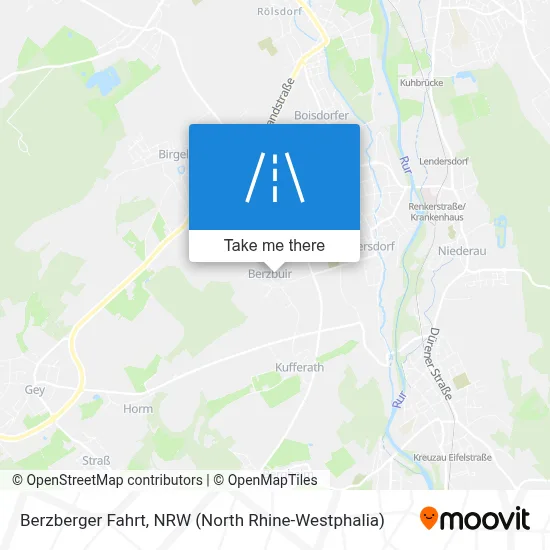 Berzberger Fahrt map