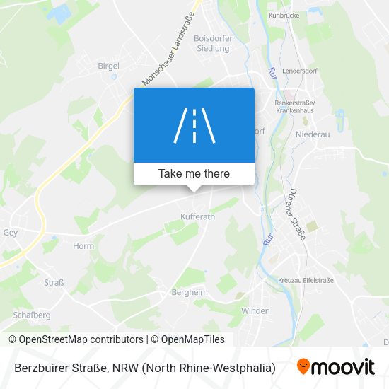 Berzbuirer Straße map