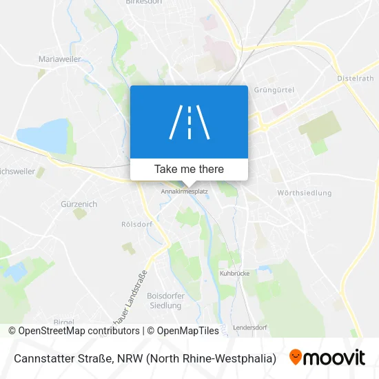 Cannstatter Straße map