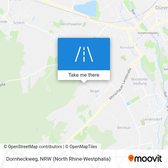 Dornheckweg map