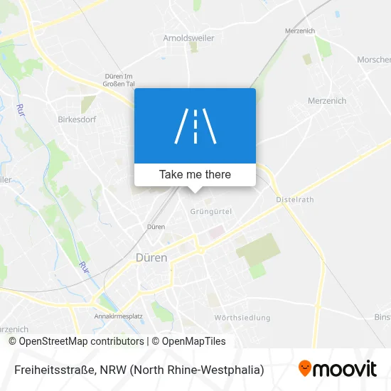 Freiheitsstraße map