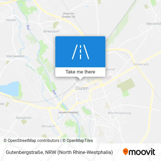 Gutenbergstraße map