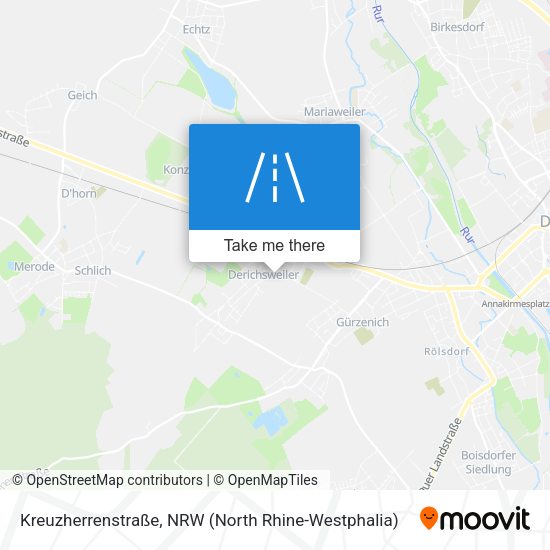 Kreuzherrenstraße map