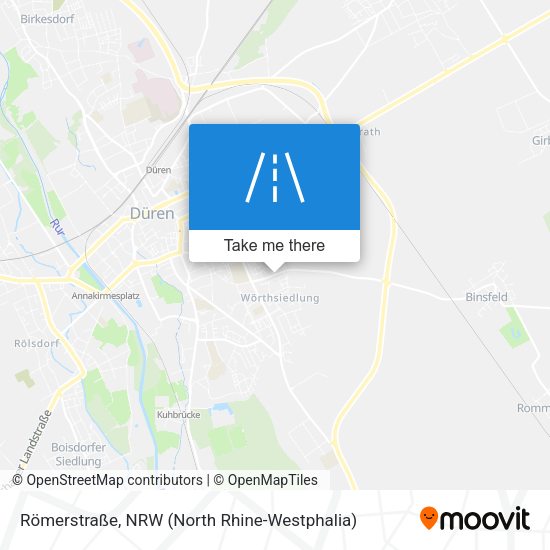 Römerstraße map