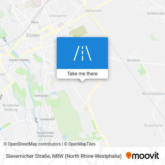 Sievernicher Straße map