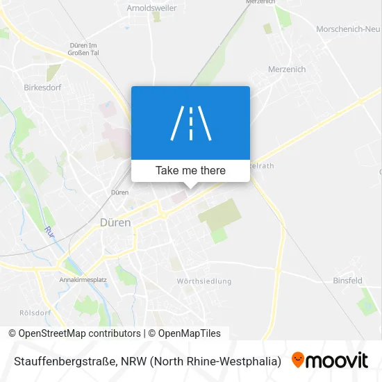 Карта Stauffenbergstraße