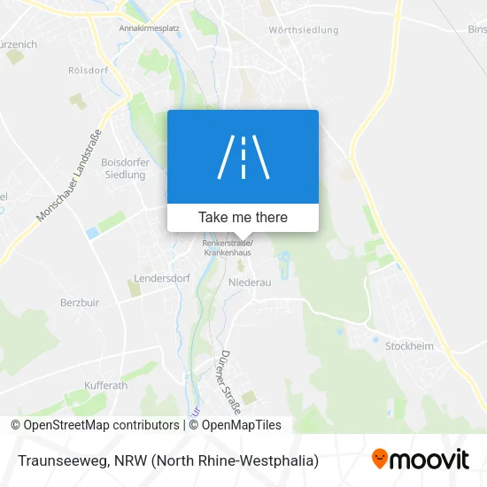 Карта Traunseeweg
