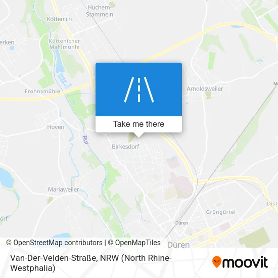 Van-Der-Velden-Straße map