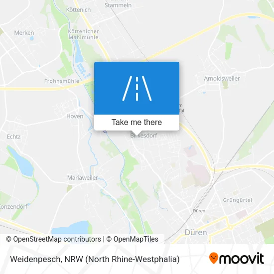 Weidenpesch map