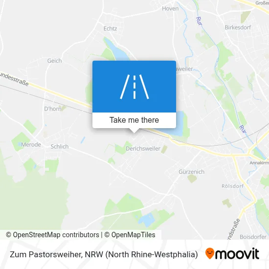 Zum Pastorsweiher map