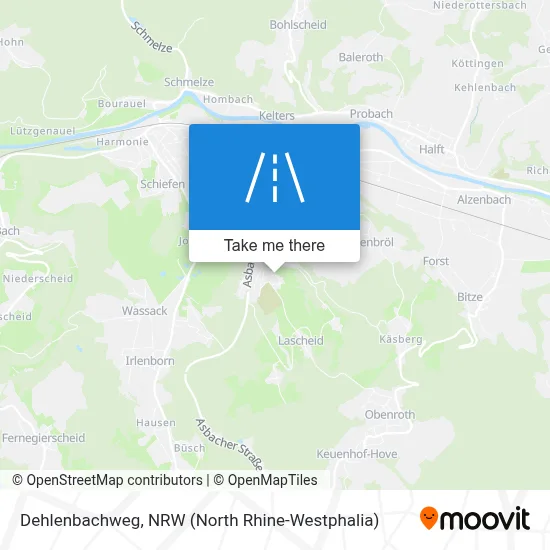 Dehlenbachweg map