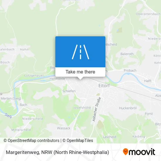 Карта Margeritenweg