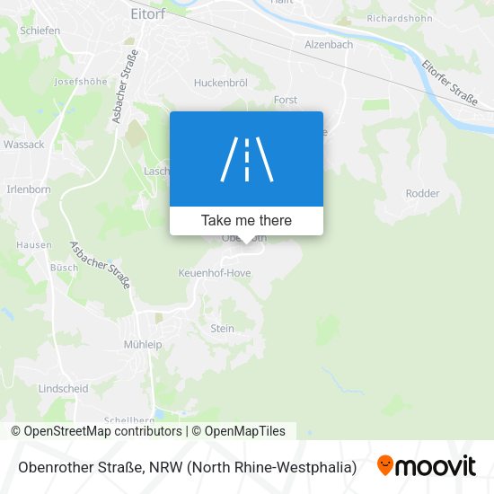 Obenrother Straße map