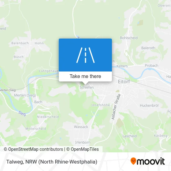 Talweg map