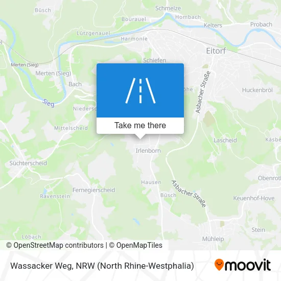 Карта Wassacker Weg