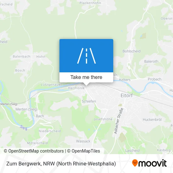 Карта Zum Bergwerk