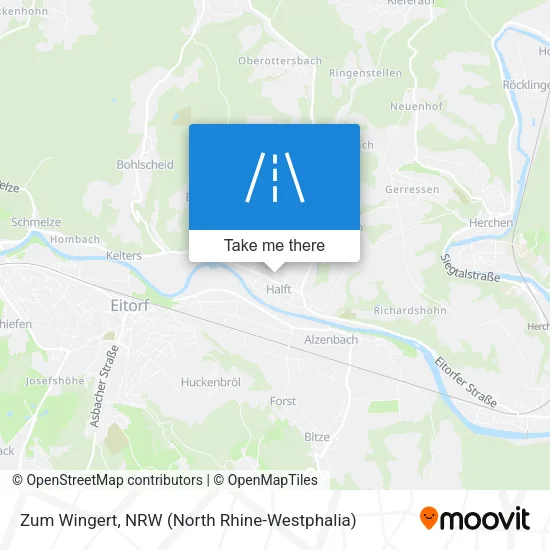 Карта Zum Wingert