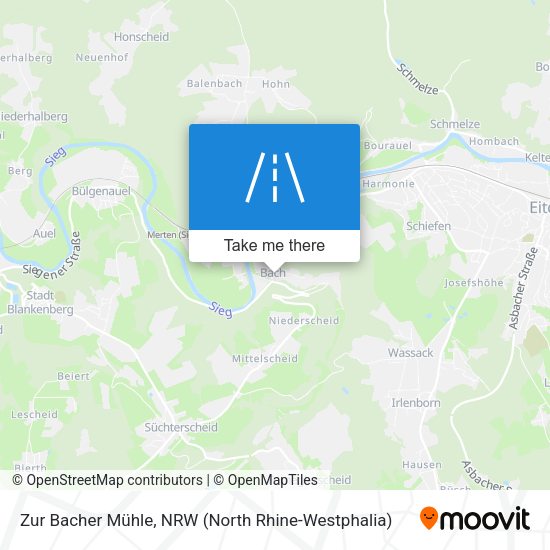 Zur Bacher Mühle map