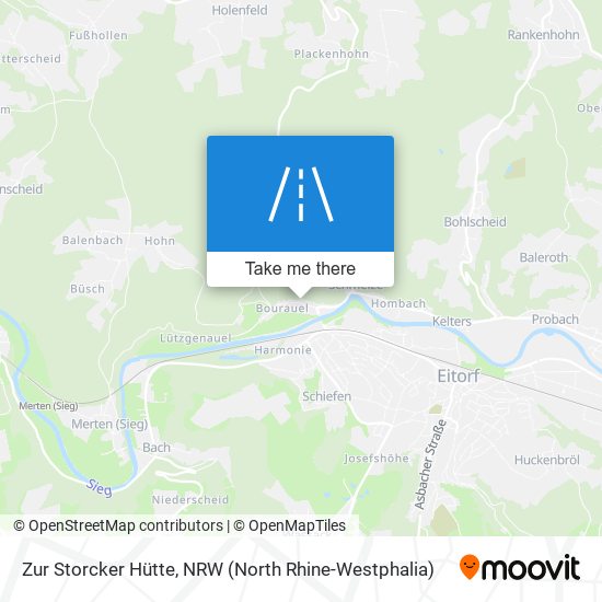 Zur Storcker Hütte map