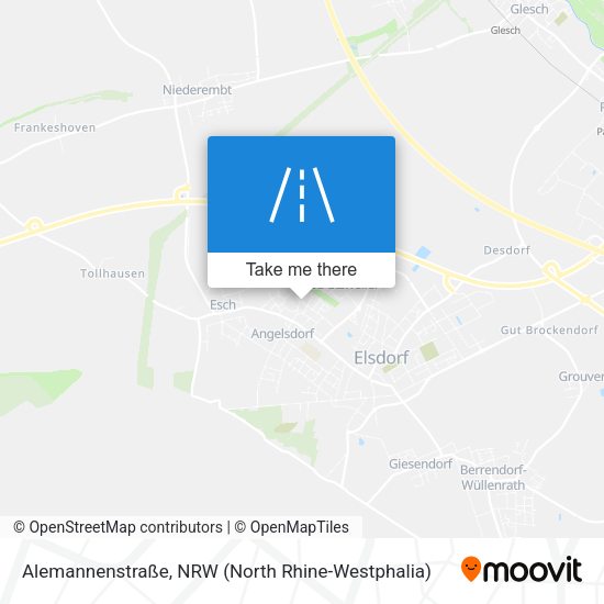 Alemannenstraße map