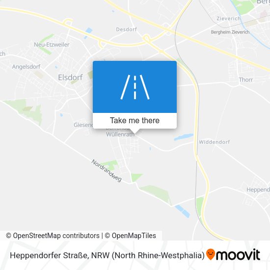 Heppendorfer Straße map