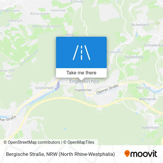 Bergische Straße map