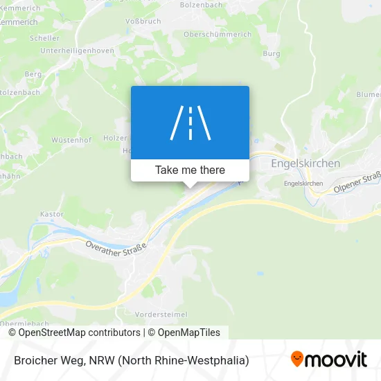 Broicher Weg map