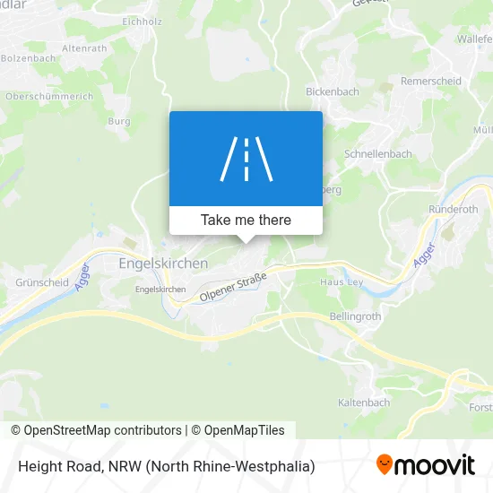 Höhenweg map