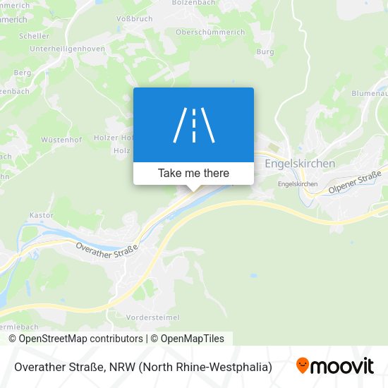 Overather Straße map