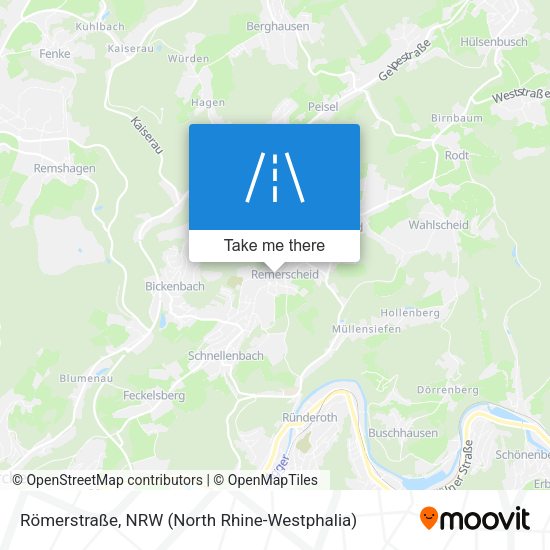 Römerstraße map
