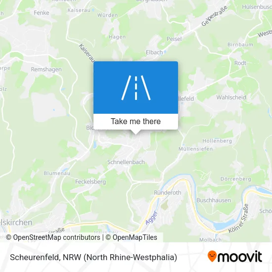 Карта Scheurenfeld