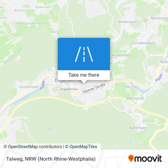 Talweg map