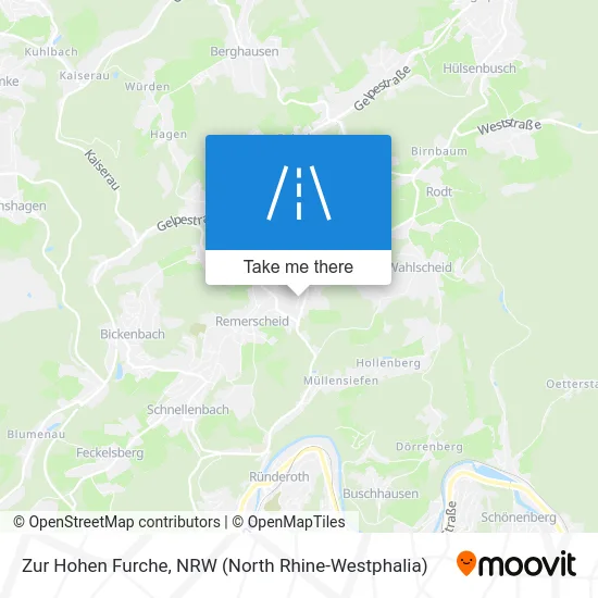 Zur Hohen Furche map