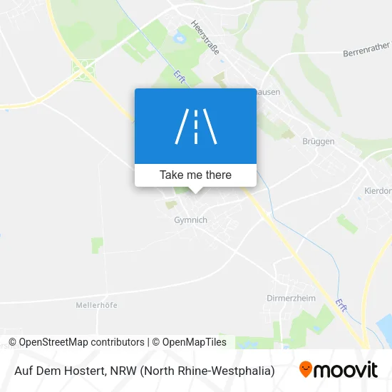 Карта Auf Dem Hostert